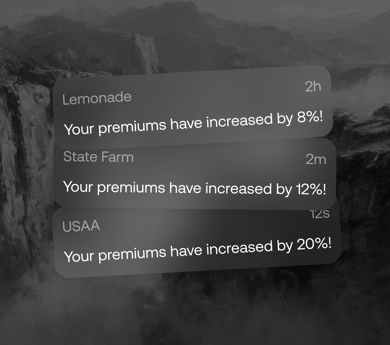 Spending chart card showing a line graph with a highlighted data point from June 2028