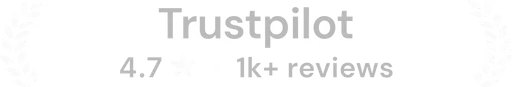 Trustpilot 4.7 rating