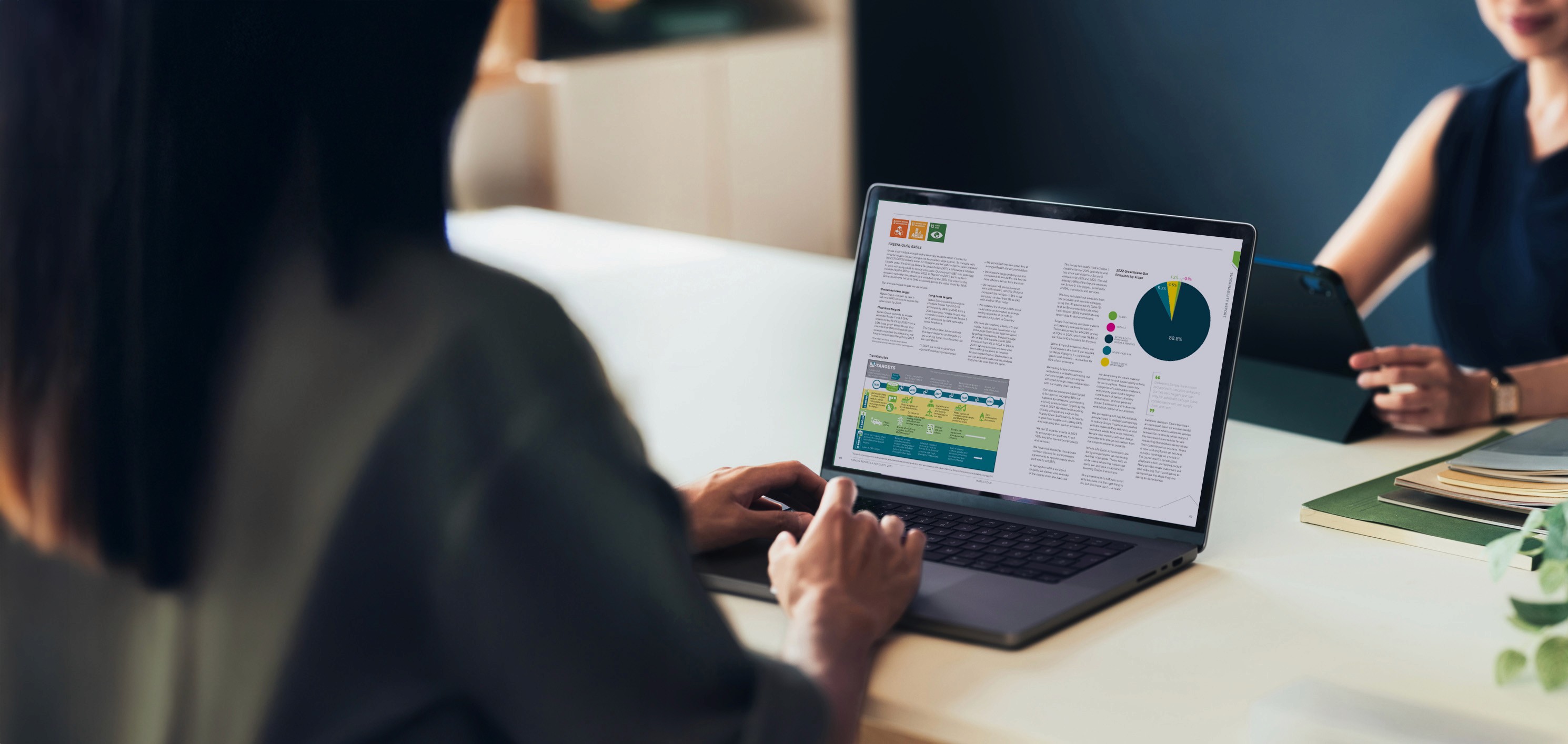 Dynamic picture of a cyclist riding downhill