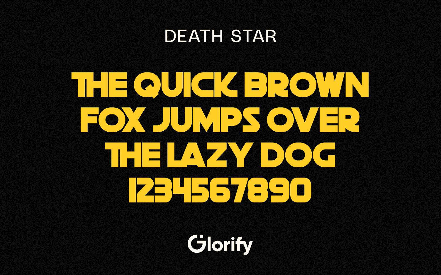 Death Star font