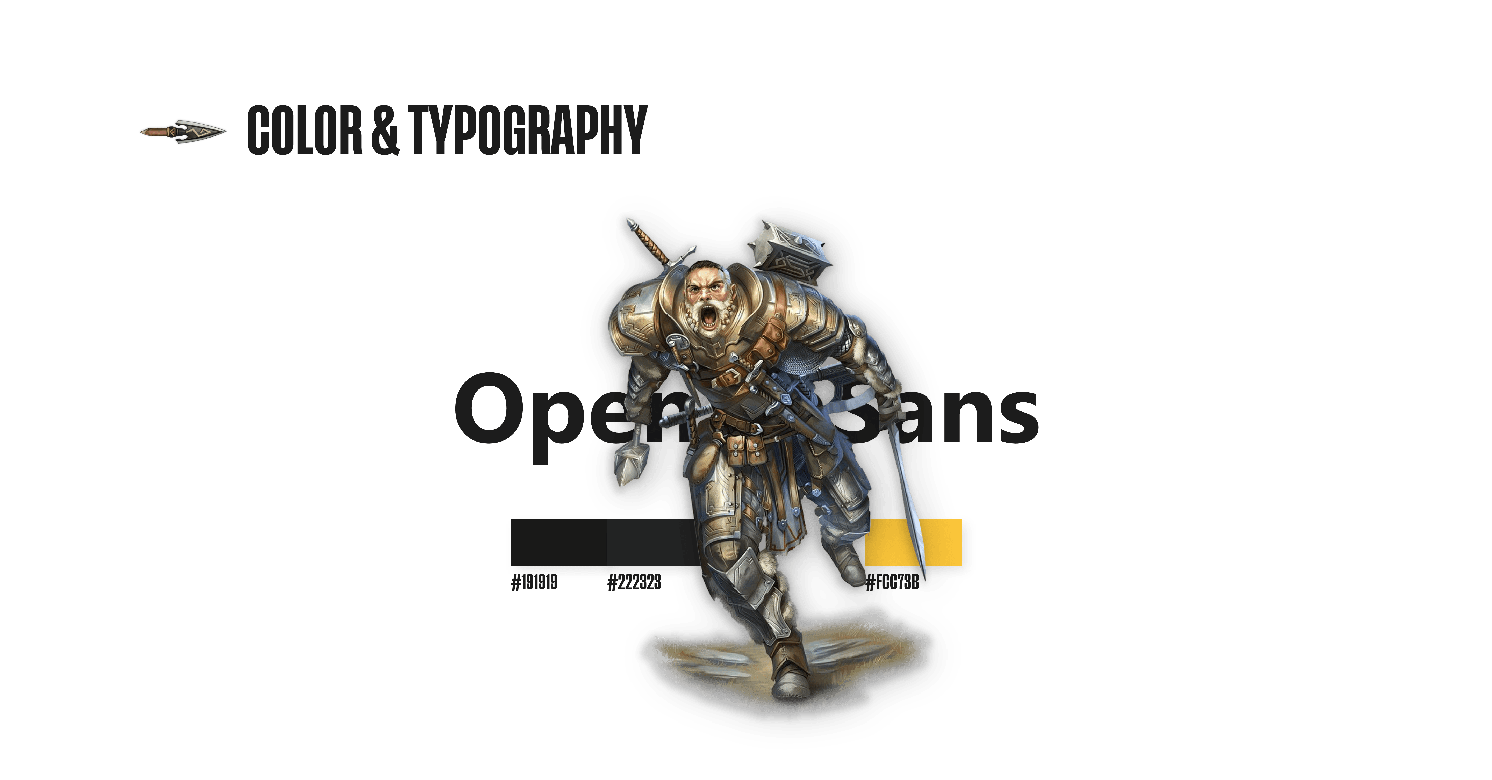 Colors and Typograpghy