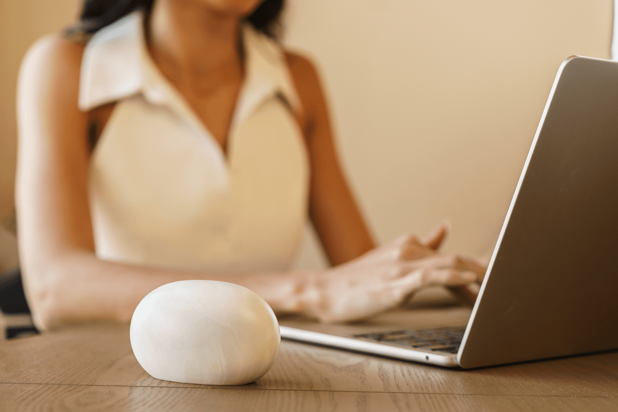 a woman with her arms crossed