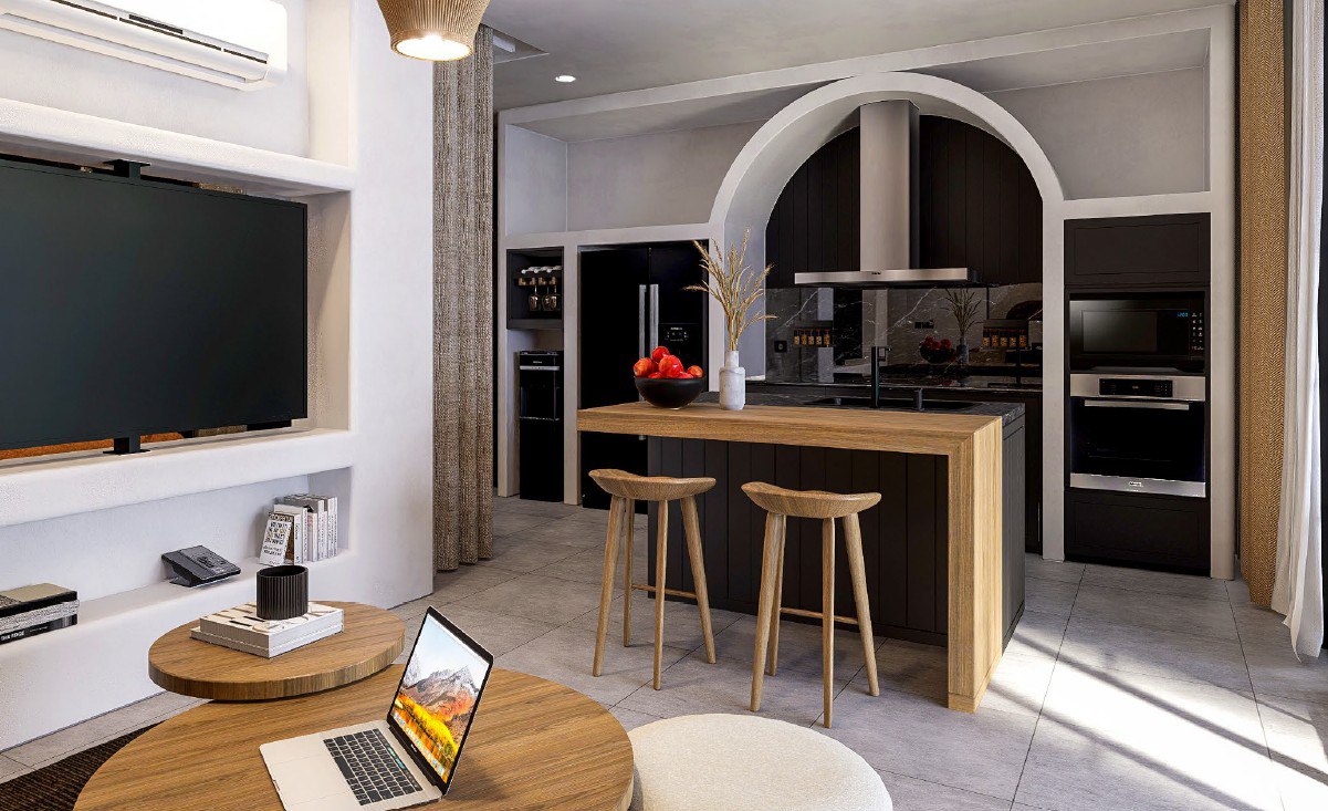 Ocean-view apartment in Kiara Beachfront complex, Nusa Dua