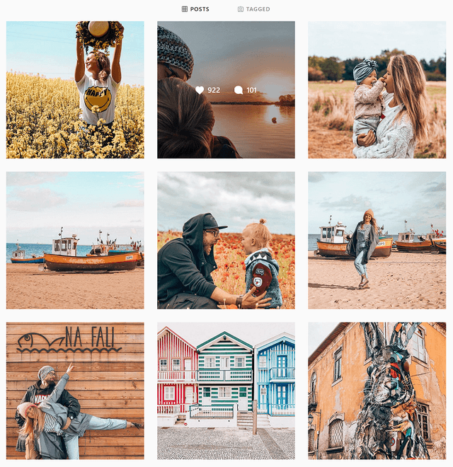 instagram feed example