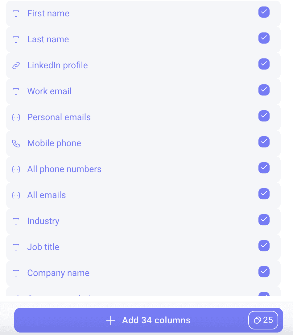 Add columns enrichment