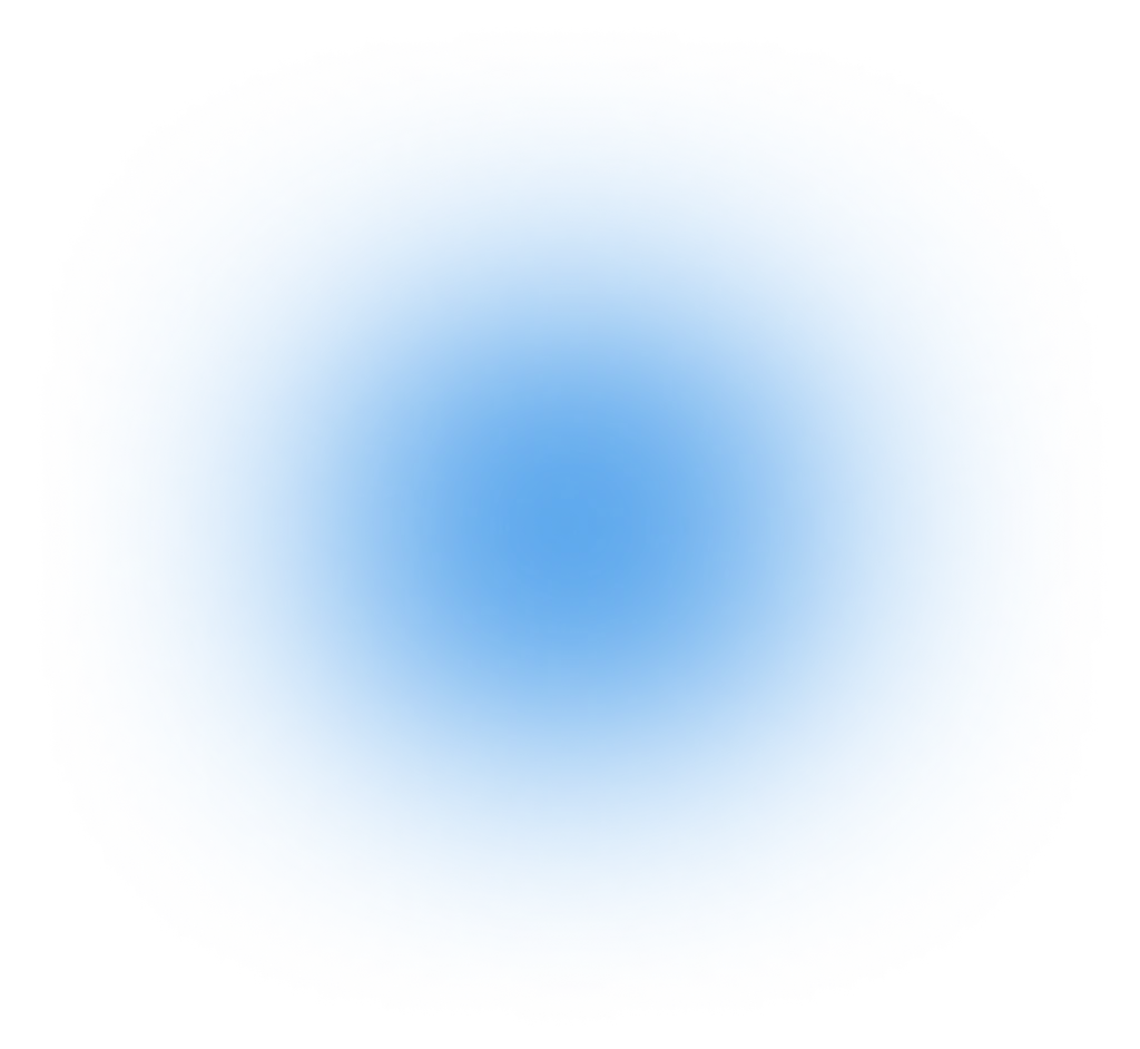 A simple, blue-shaded circle with a thin, glowing edge placed against a white background, creating a minimalist and calming visual.