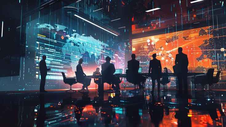 Two men conversing with each other