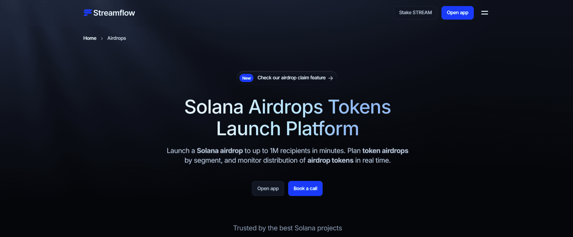 Streamflow Airdrops