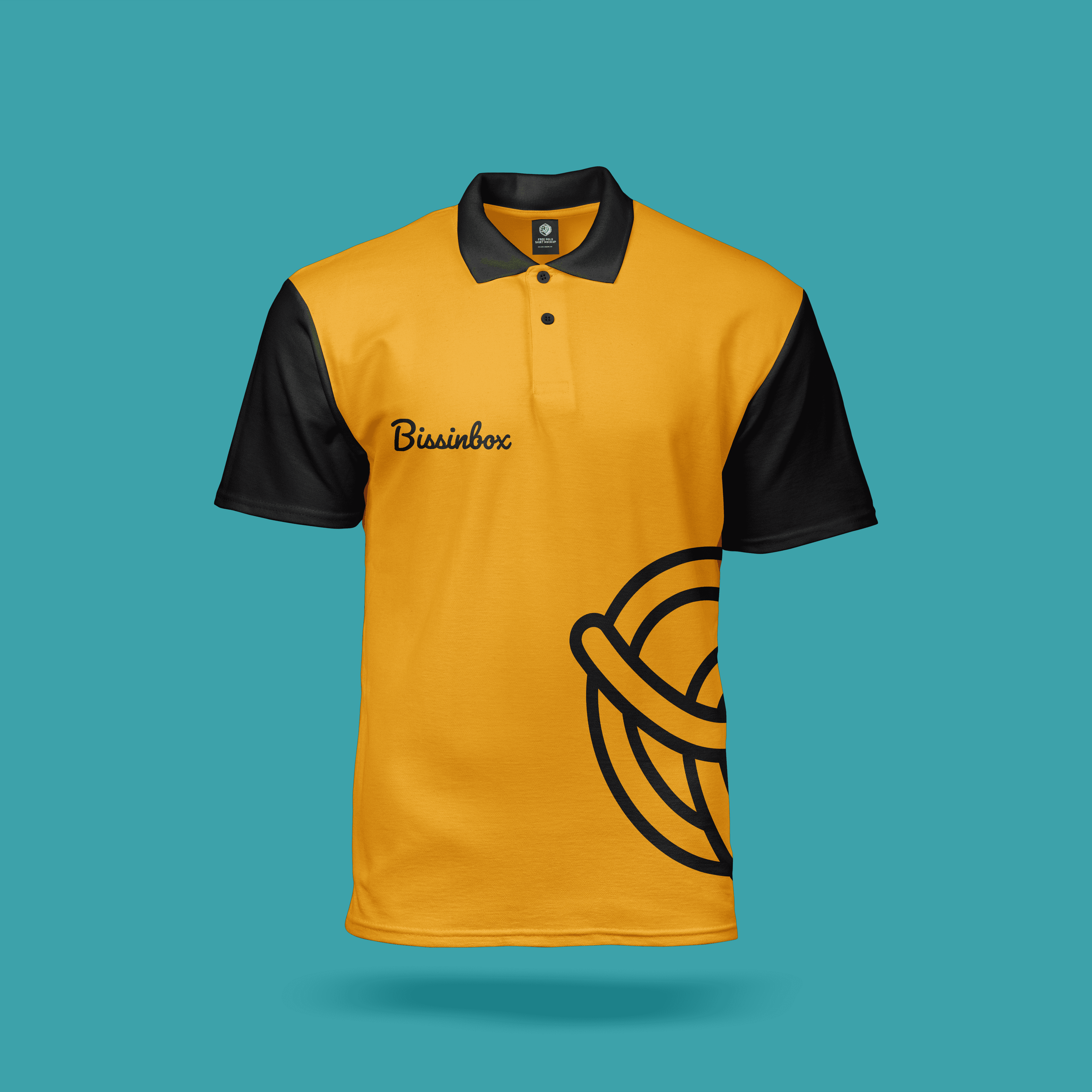 Mockup Bissinbox polo shirt