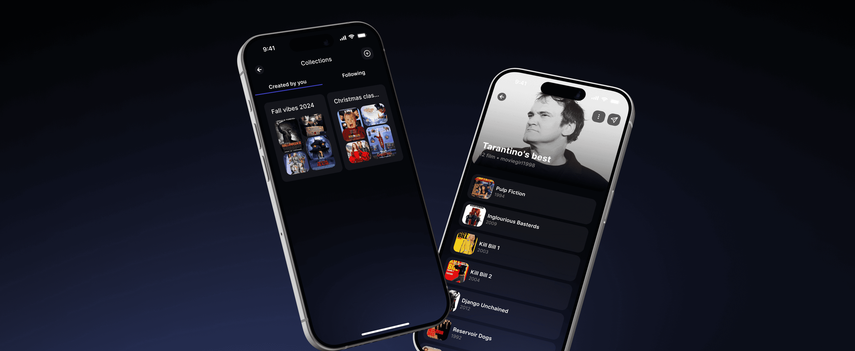 Flickhunt user created movie collections