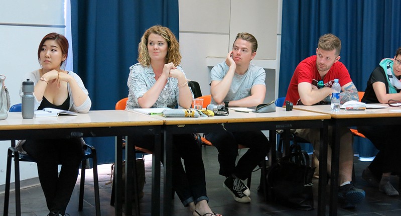 students at class