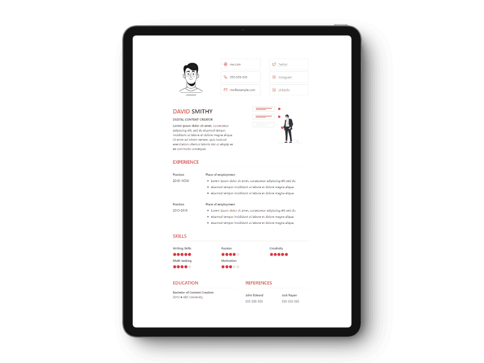 Notion Resume Templates set (x20)