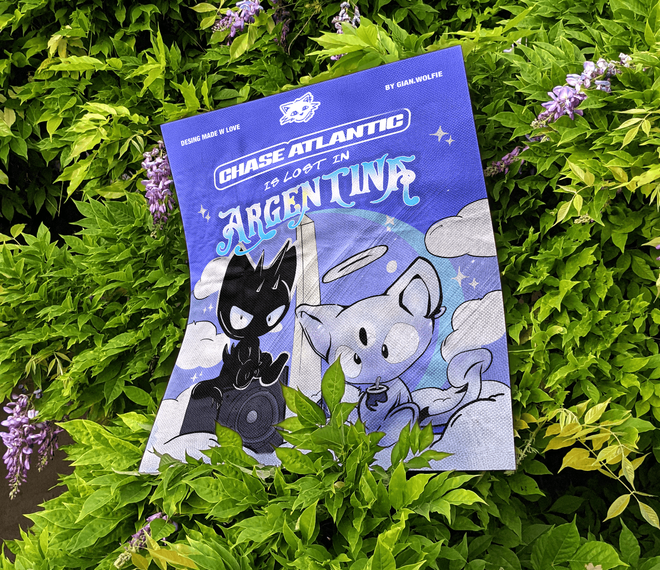 Poster Publicitario Chase Atlantic en Argentina by Wolfie