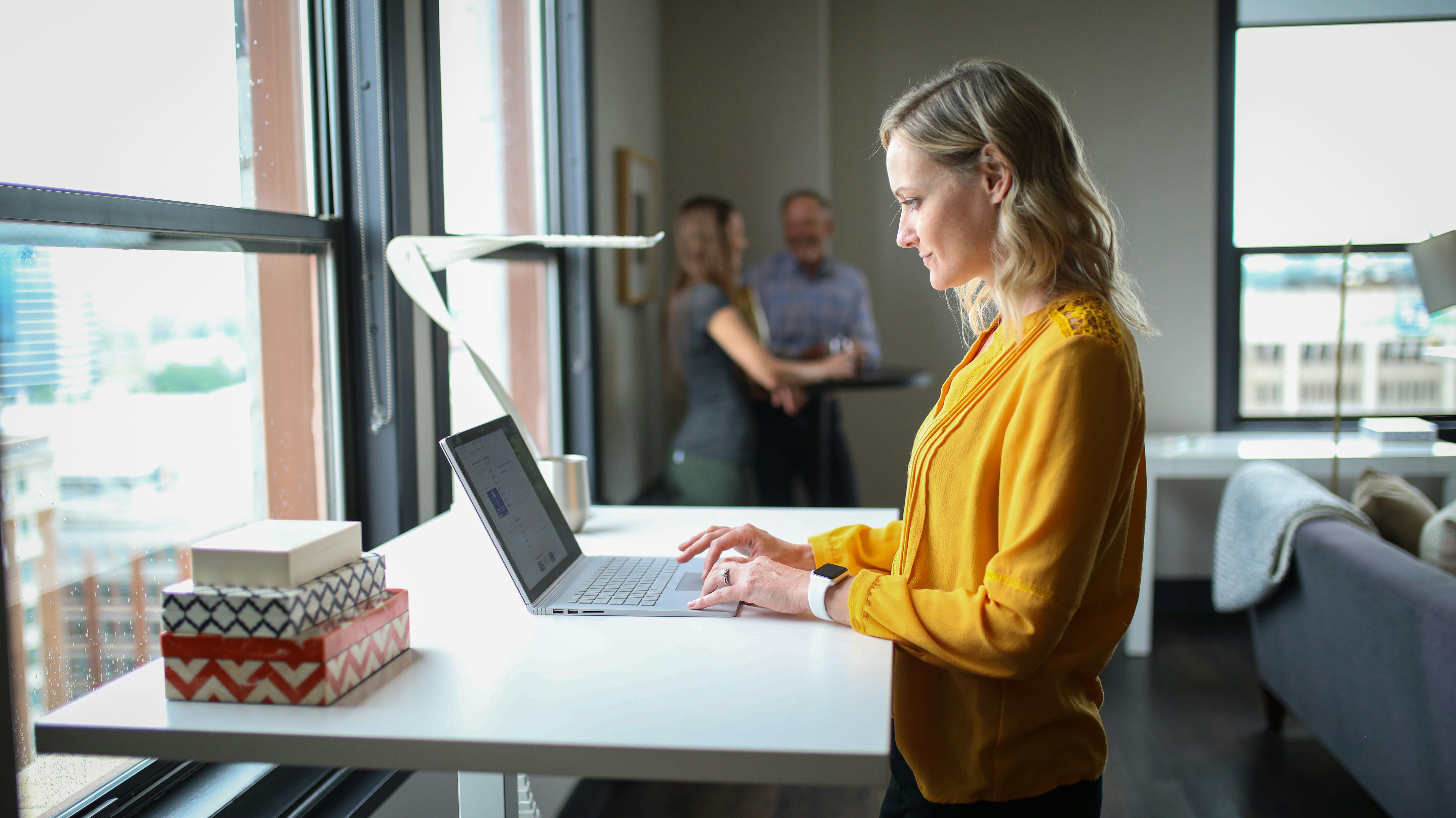 woman working in her office - how much youtube shorts pay for 1 million views