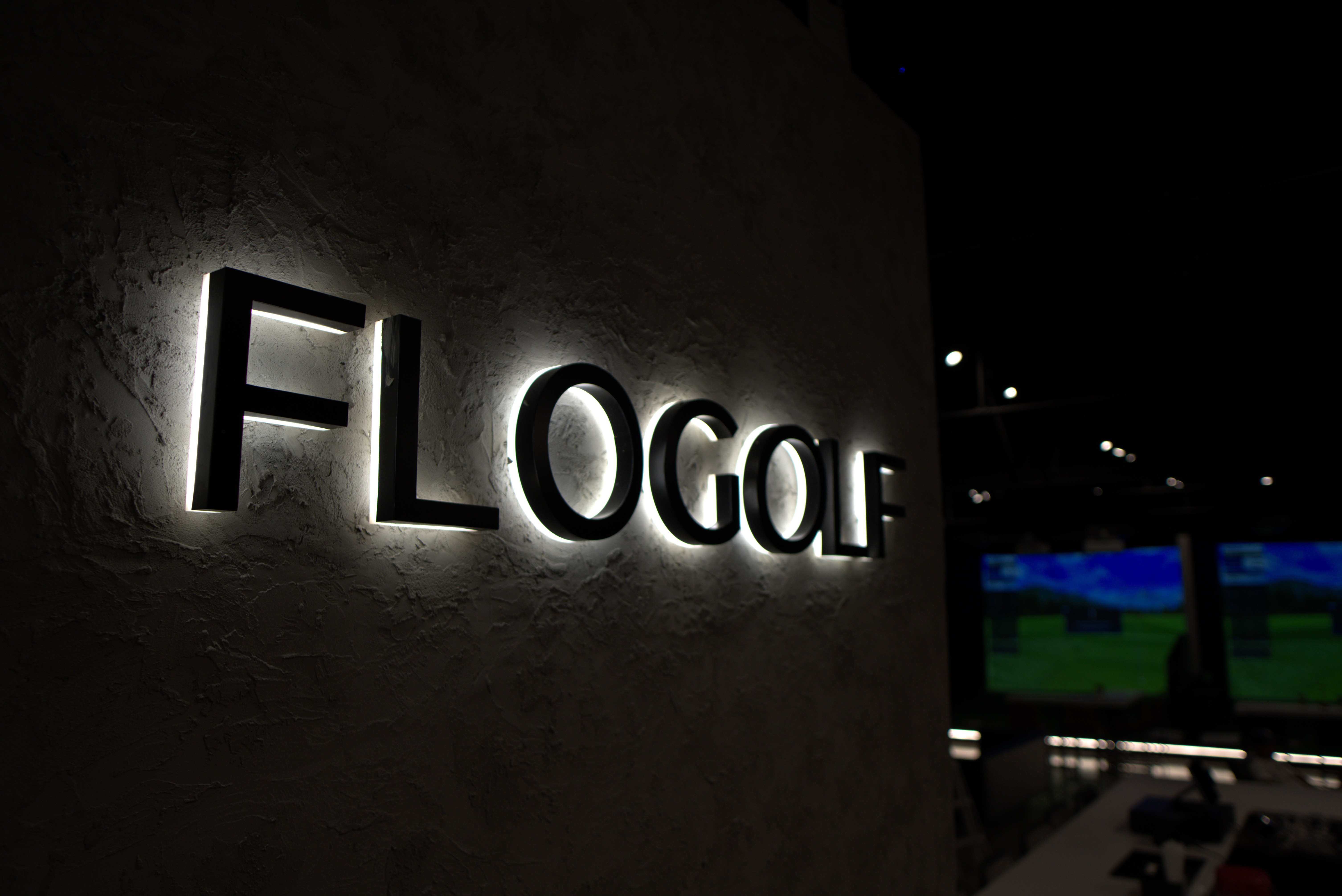 flogolf word on wall