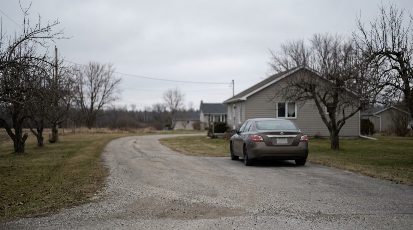 A car waiting outside to drive a patient home after sedation