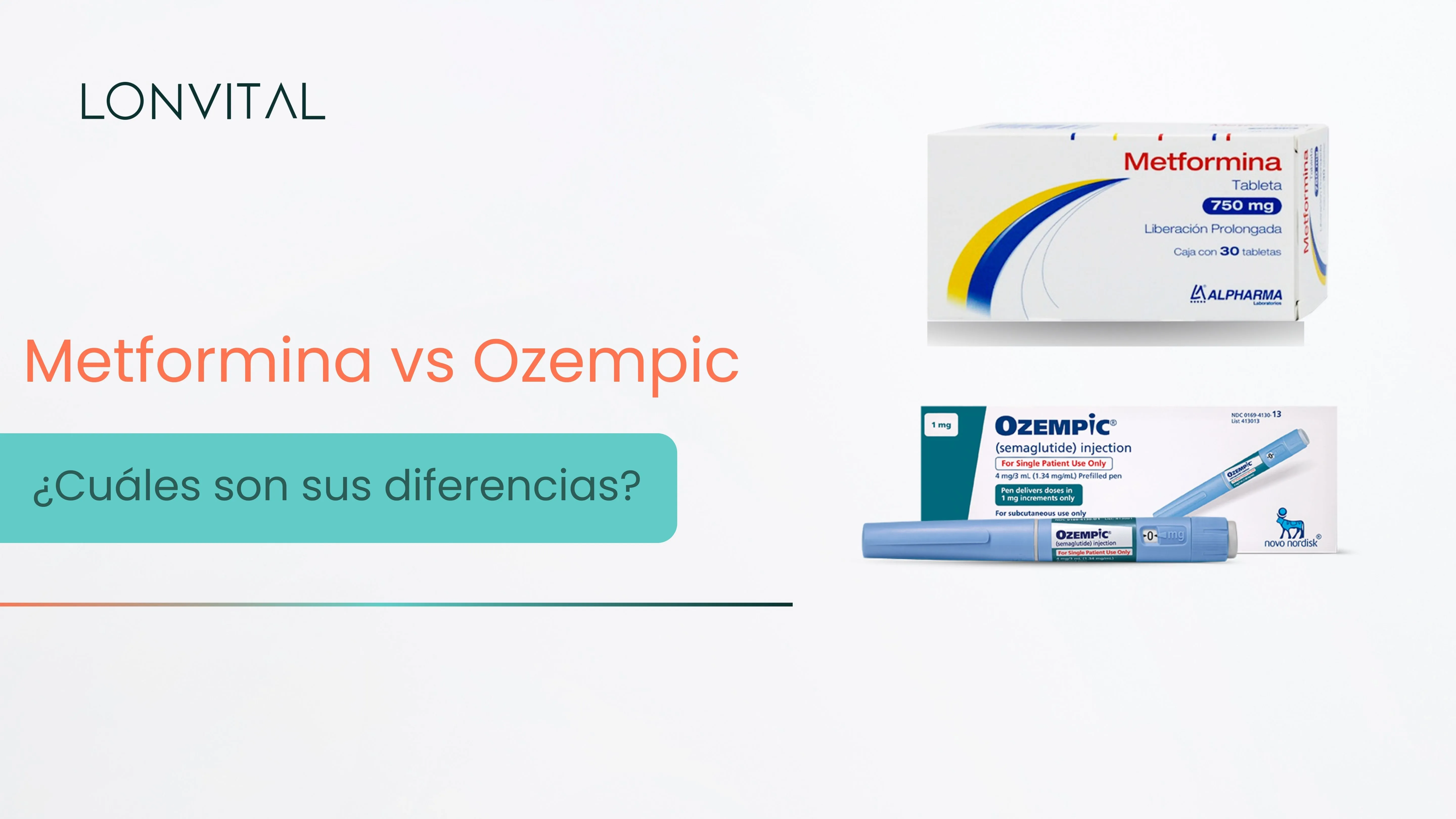 Metformina vs Ozempic | Cuáles son sus diferencias