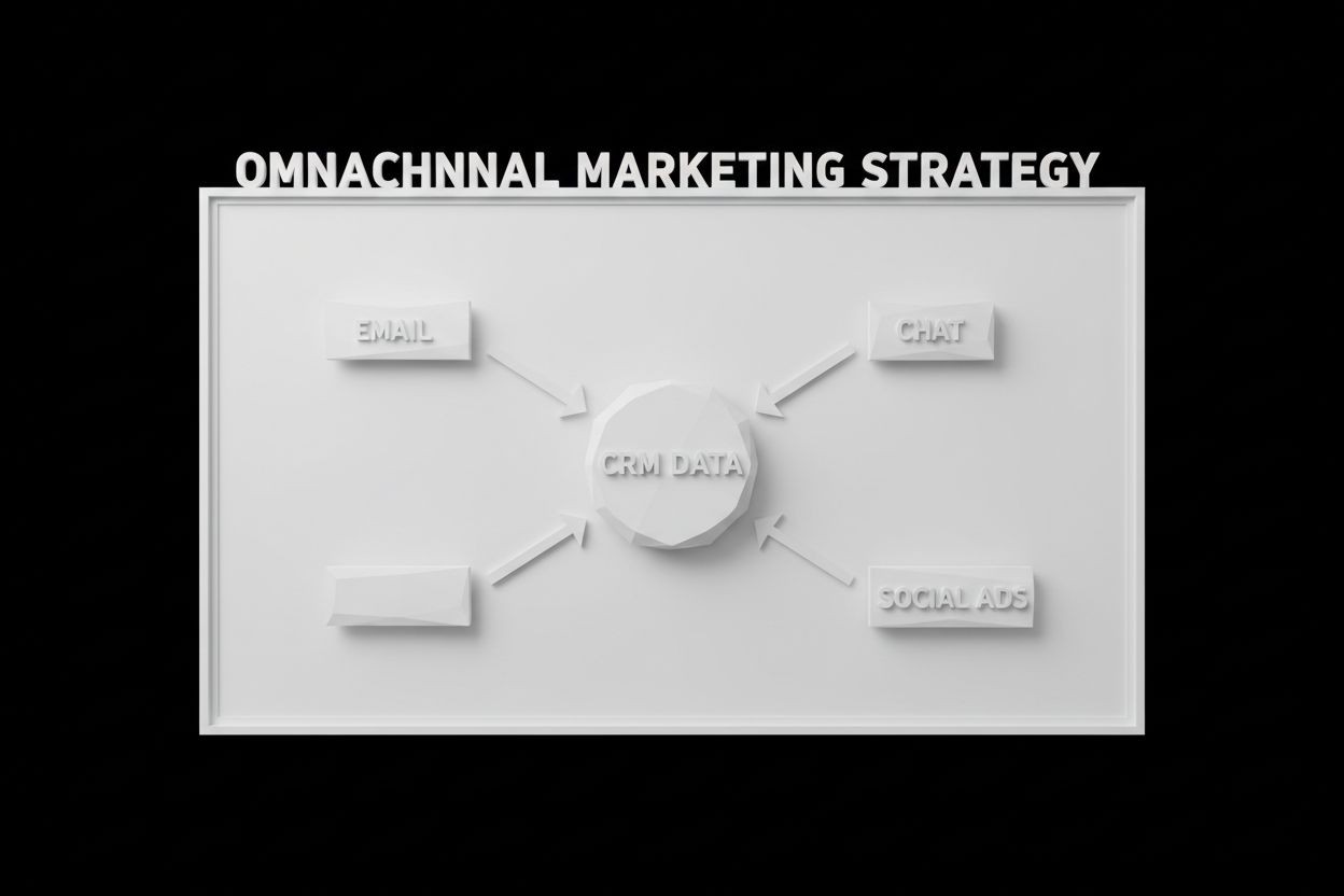 Whiteboard with omnichannel AI nurturing plan