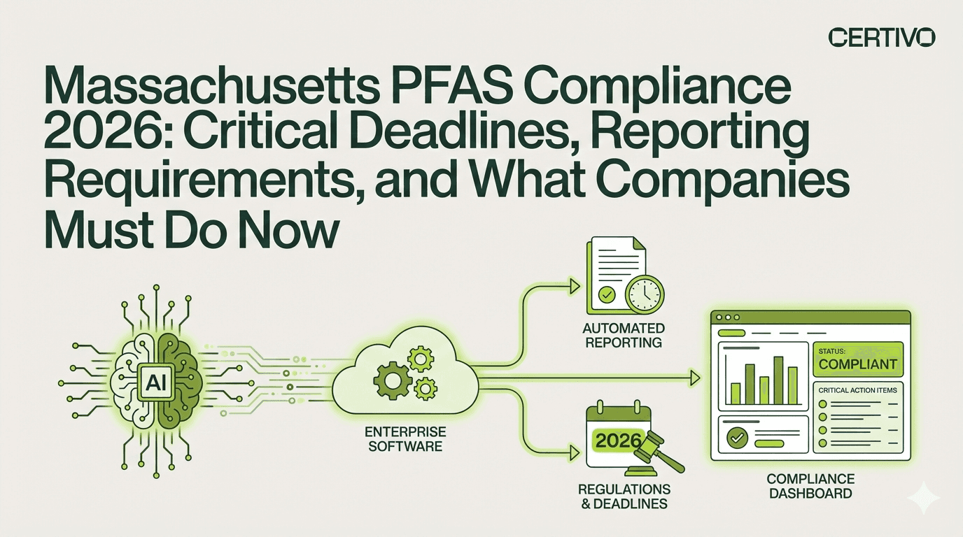 Massachusetts PFAS Compliance 2026: Critical Deadlines, Reporting Requirements, and What Companies Must Do Now