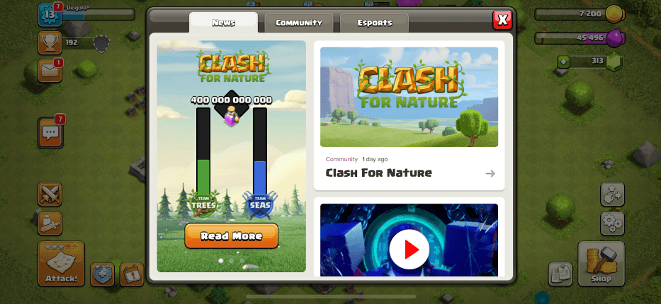 Clash for nature gameplay