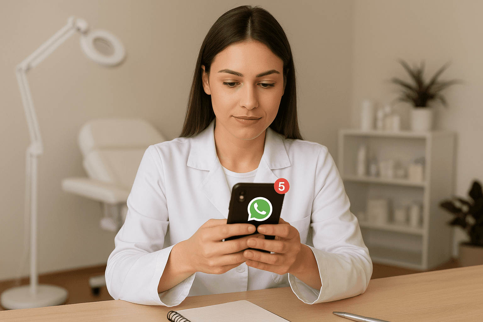 automação de WhatsApp clínica de Estética