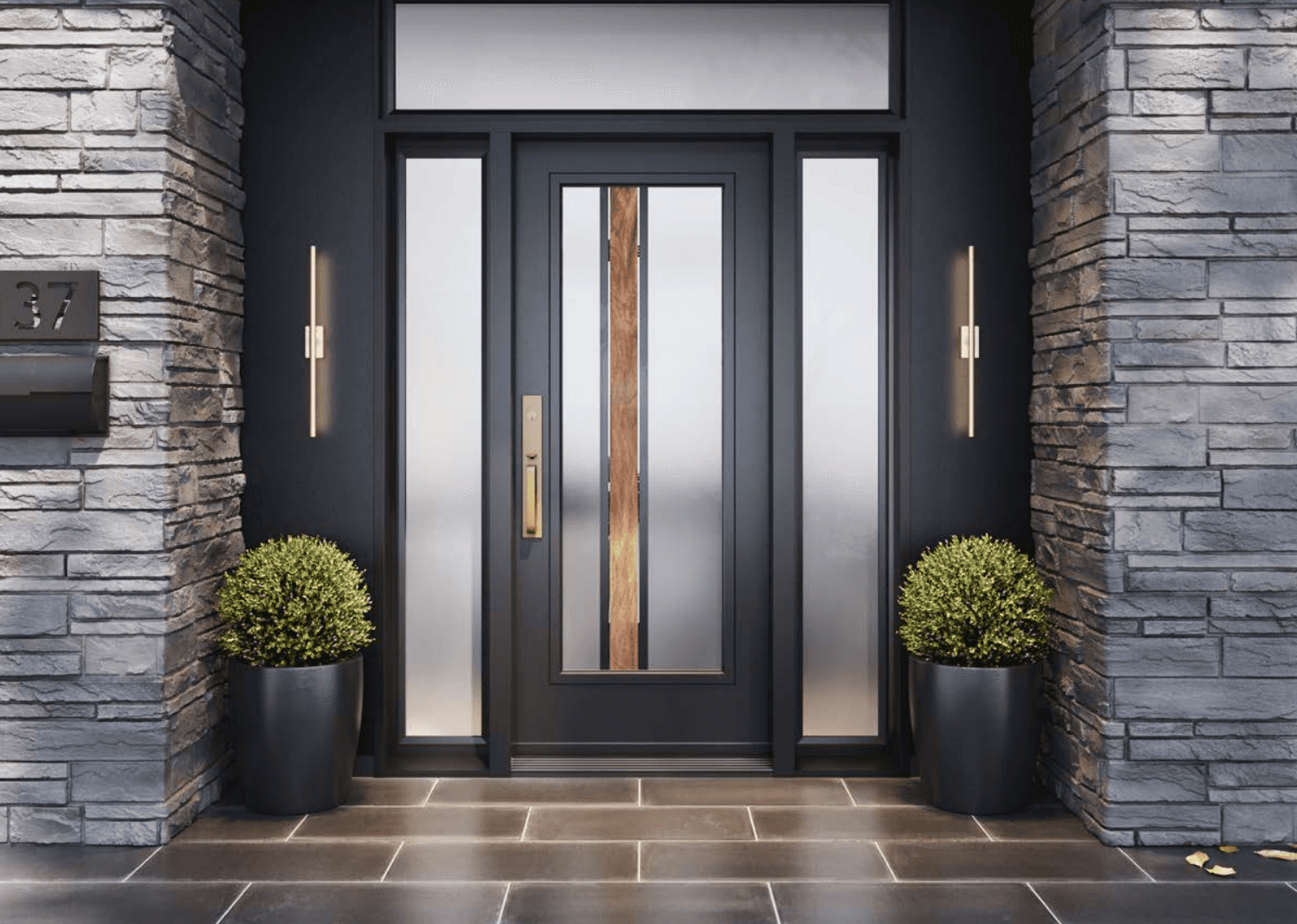 Beautiful landscaped garden with greenery and outdoor design elements.