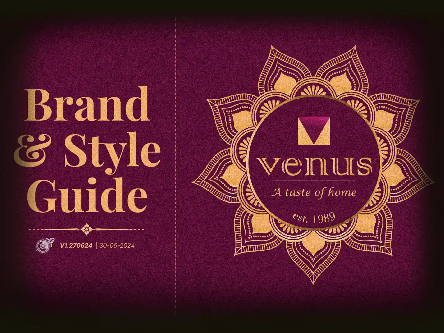 venus restaurant dubai brand guidelines