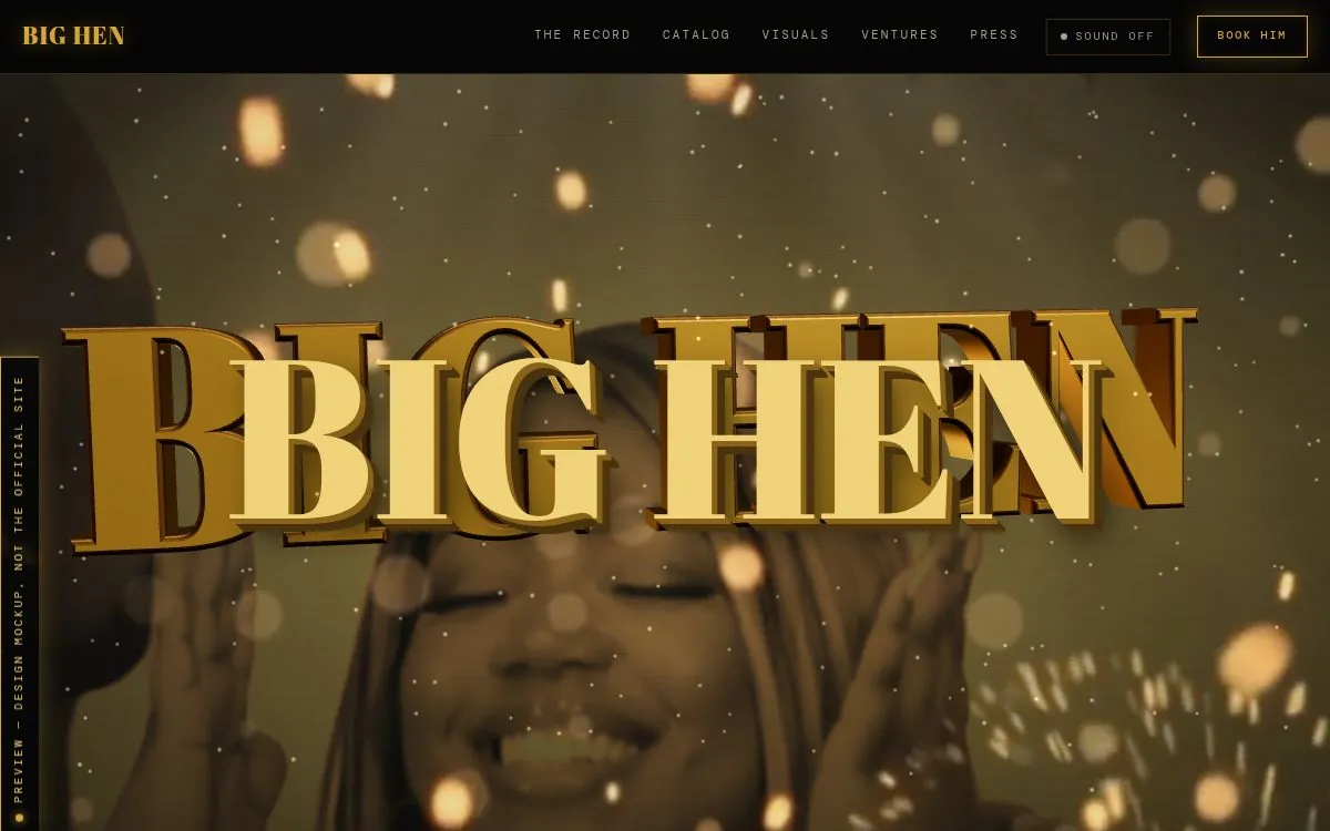 Big Hen website
