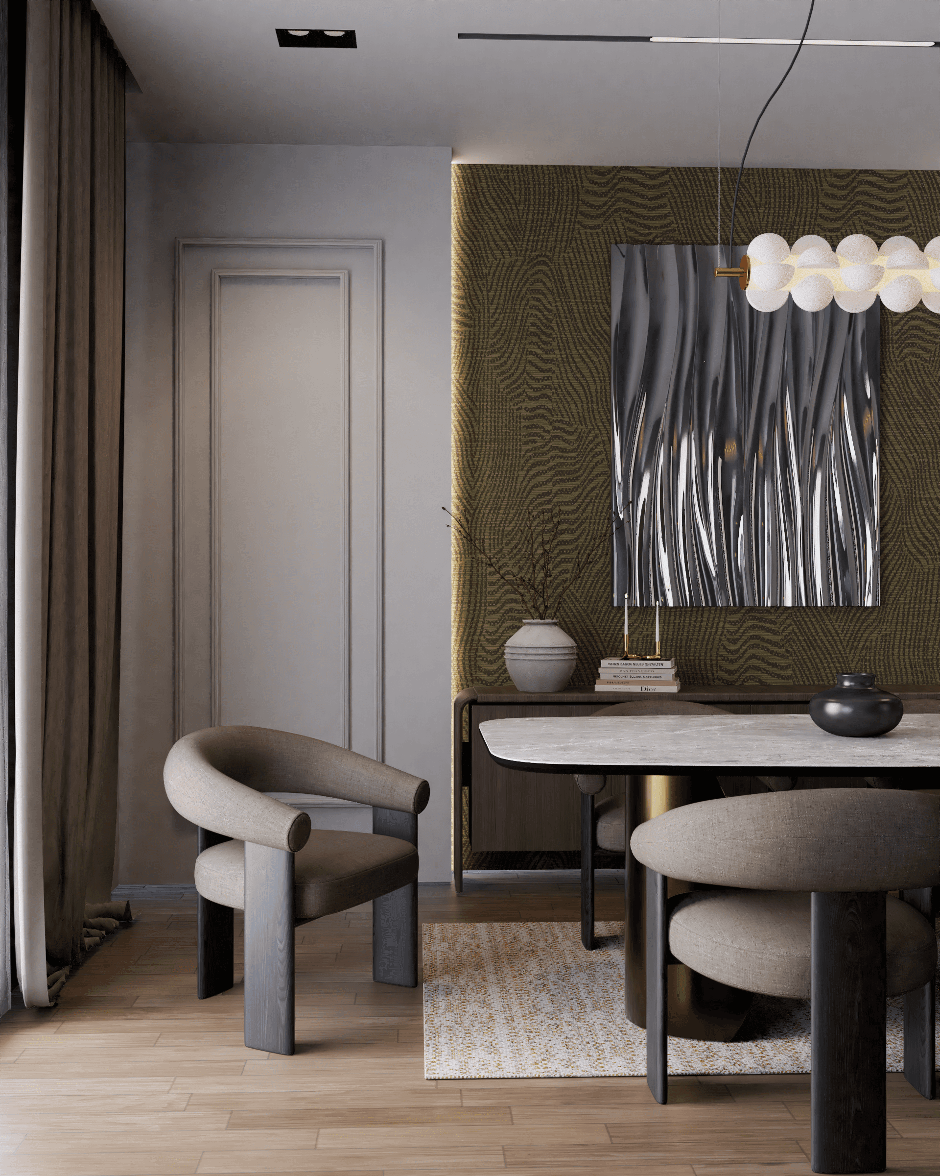 Moderm elegant dinning room