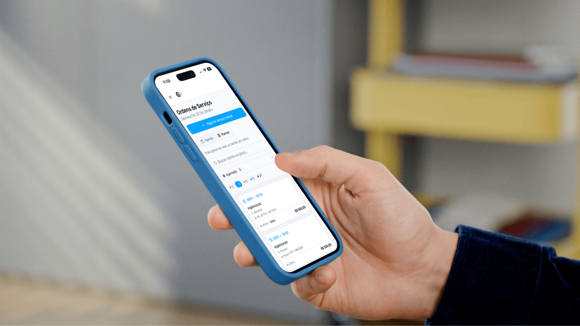 Sistema(Software) de Gestão para lava rapido, esteticas, oficinas e autocenters - 4UCar