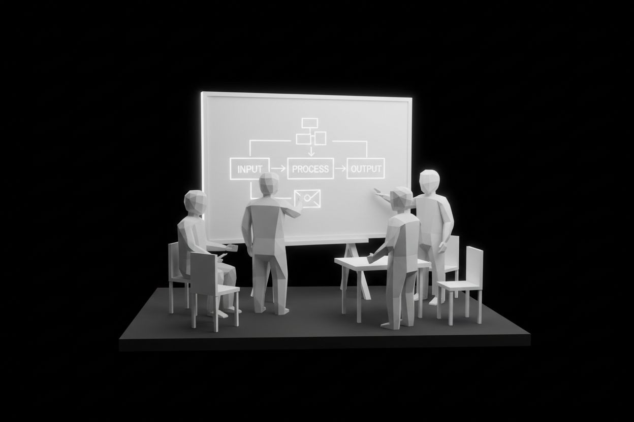 Team mapping a process