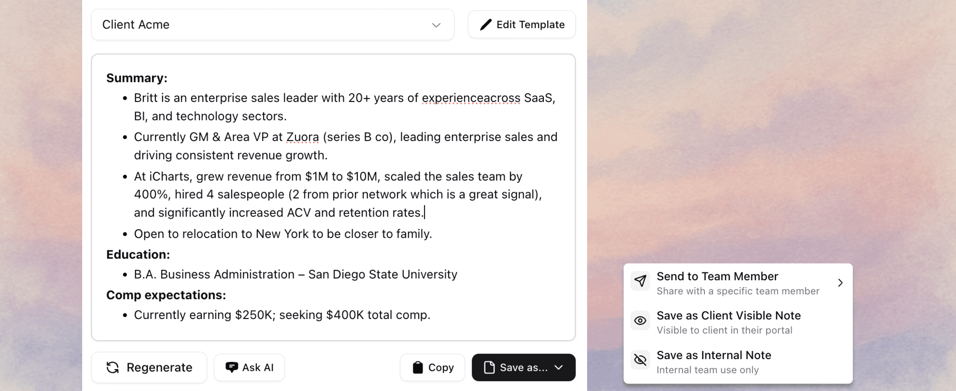 stardex ai product update | ai summary generator feature