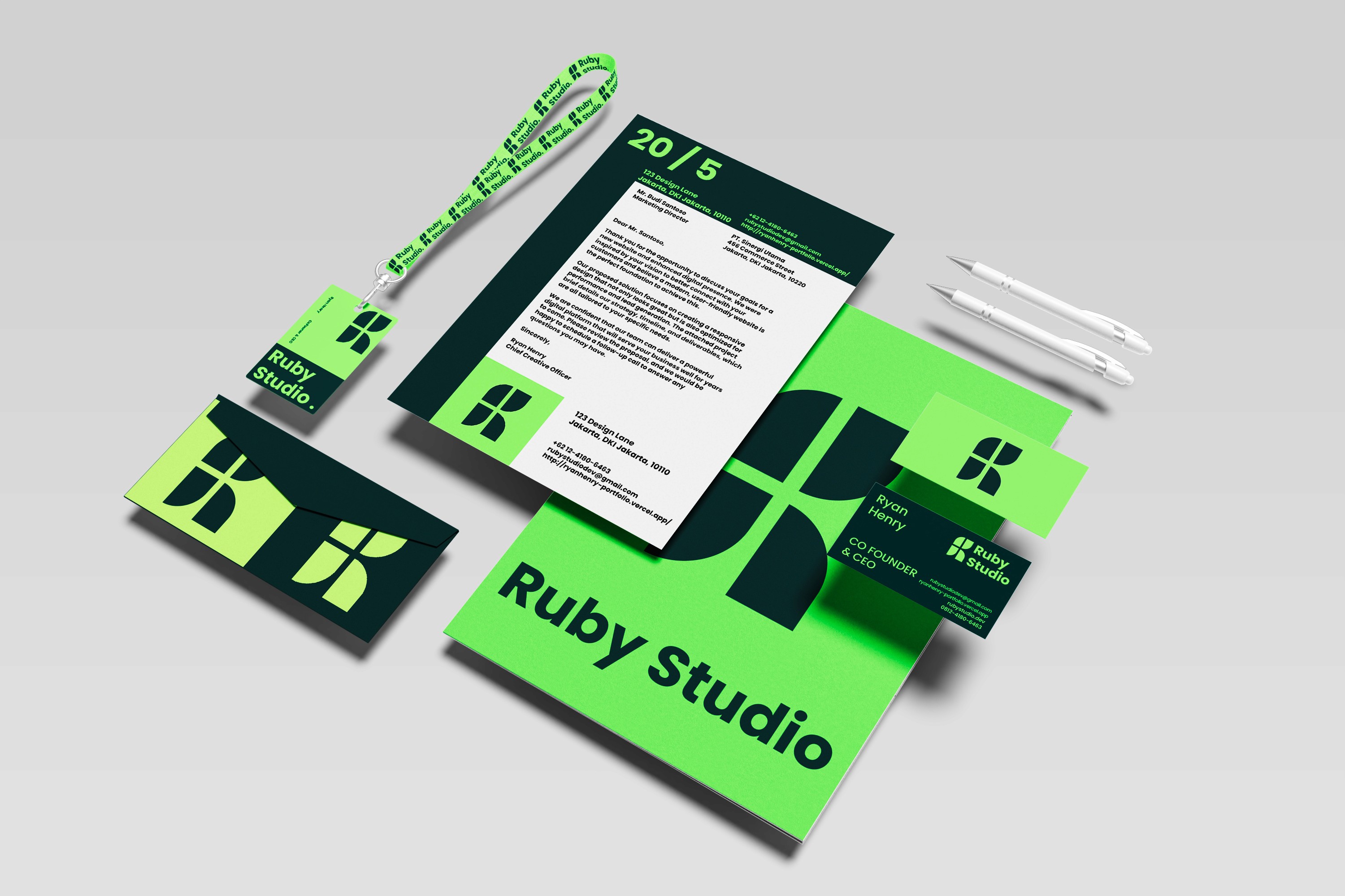 Stationary mockup