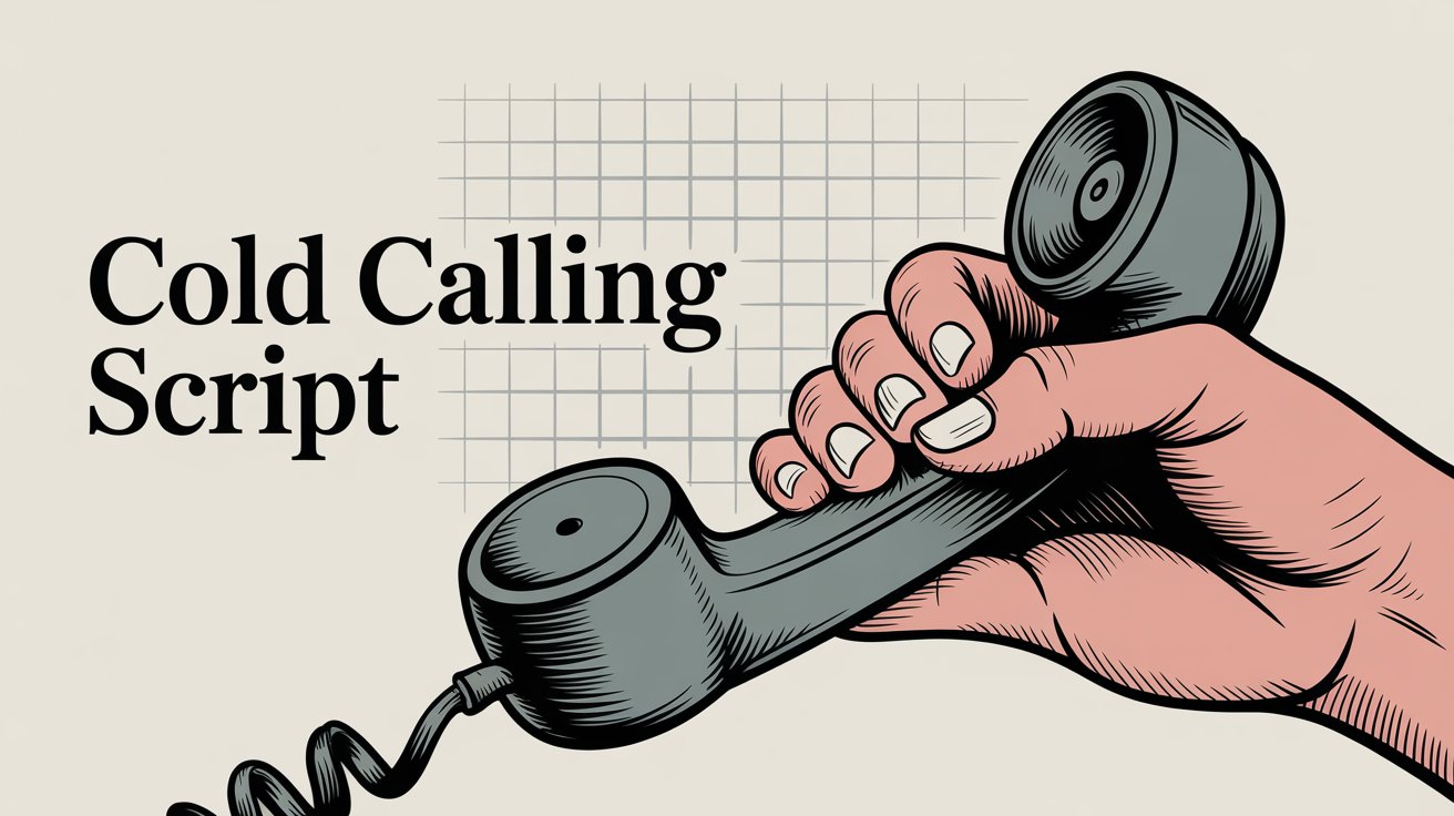 Cold calling framework showing effective conversation structure