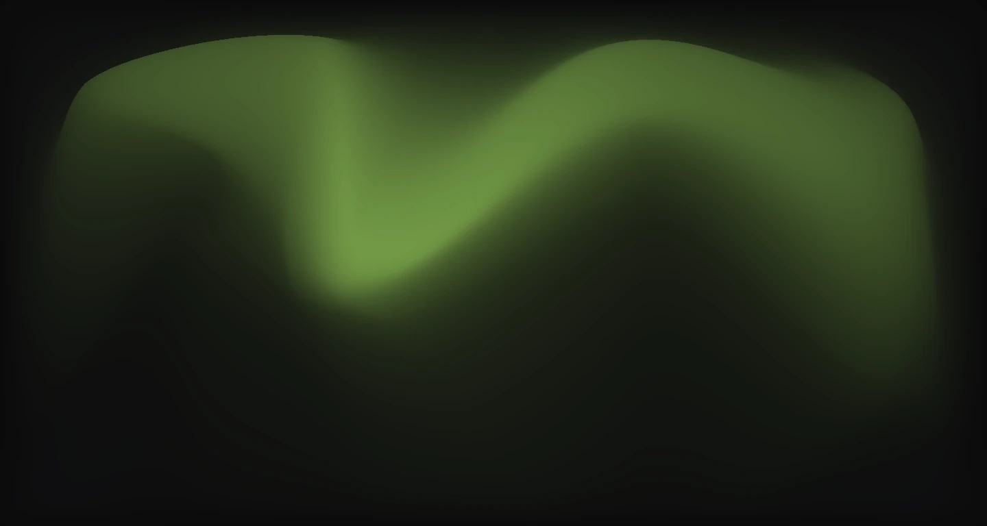 Green mesh gradient wave