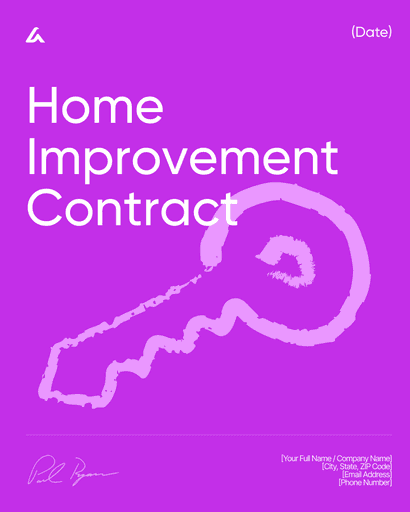 Home Improvement Contract