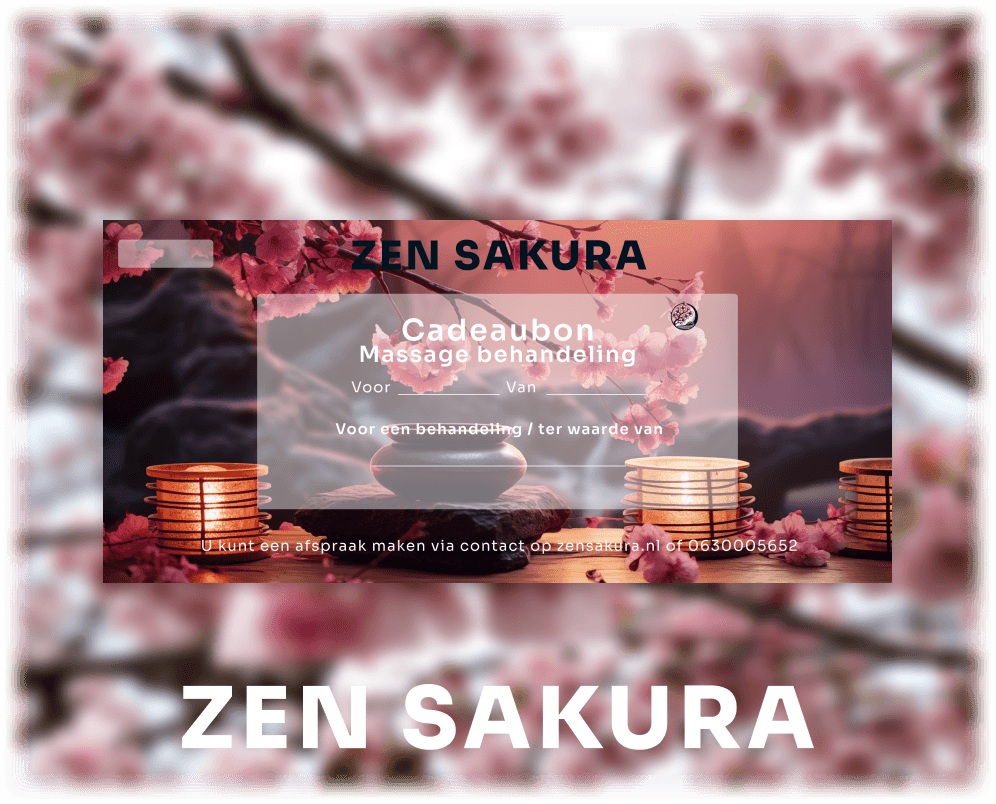 ZenSakura Cadeau Bon