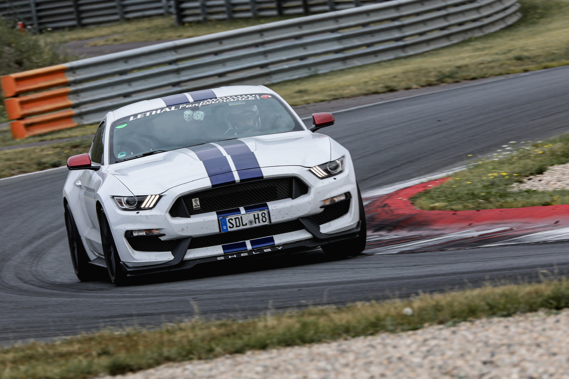 Shelby GT350 on track