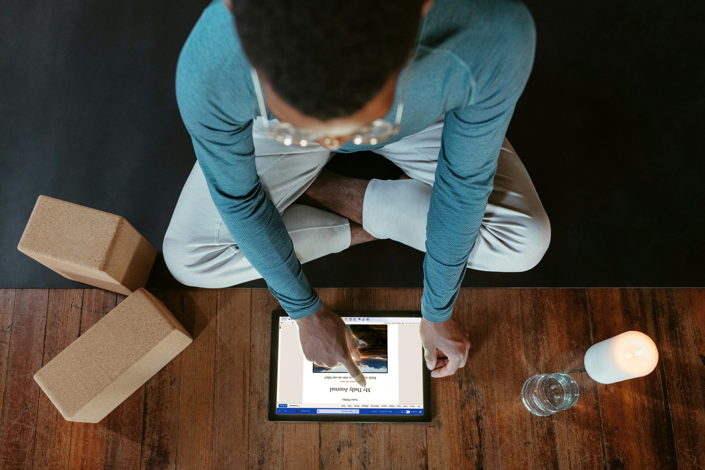 man working his brand - DIY Product Photography Setup