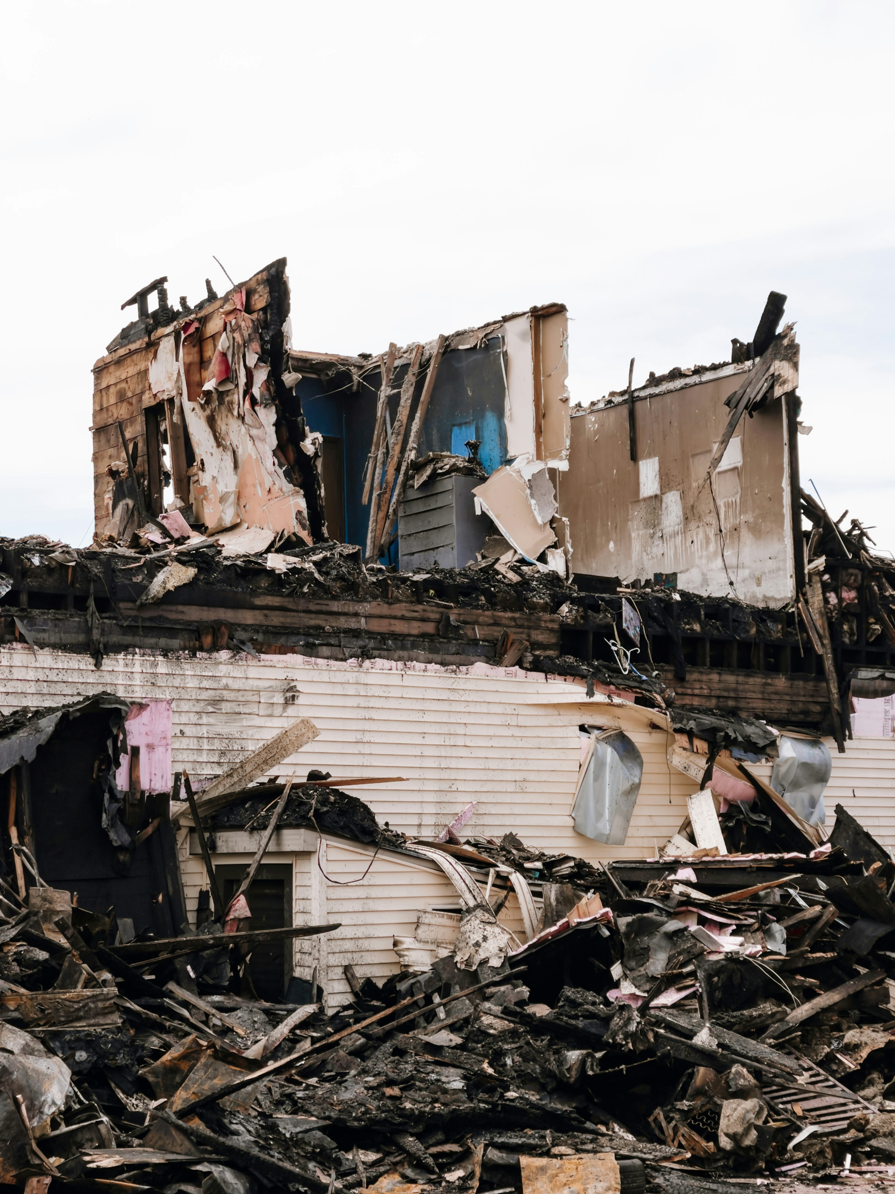 house after a fire