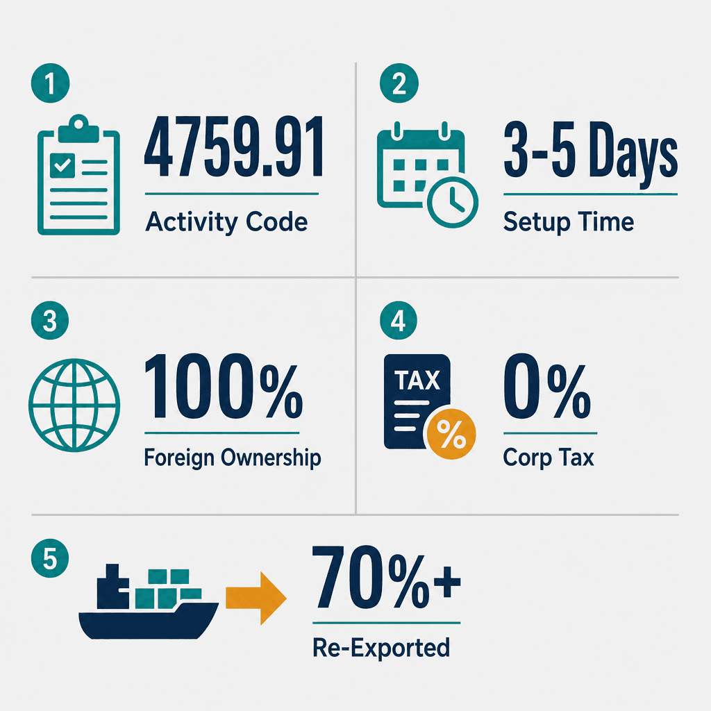 Infographic: Apply for a Ceramic & Chinaware Trading License in Dubai