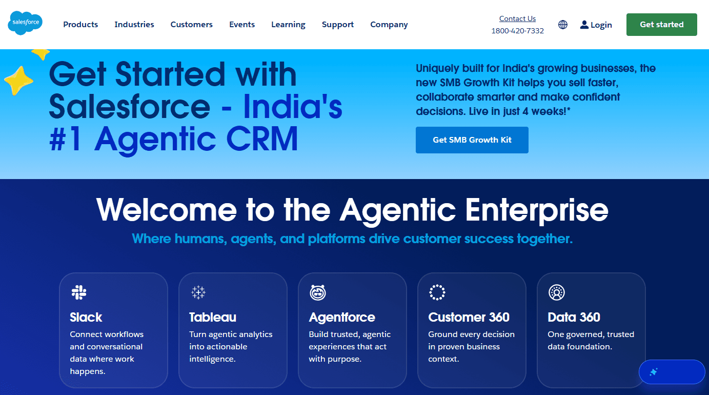 Salesforce Revenue Cloud landing page