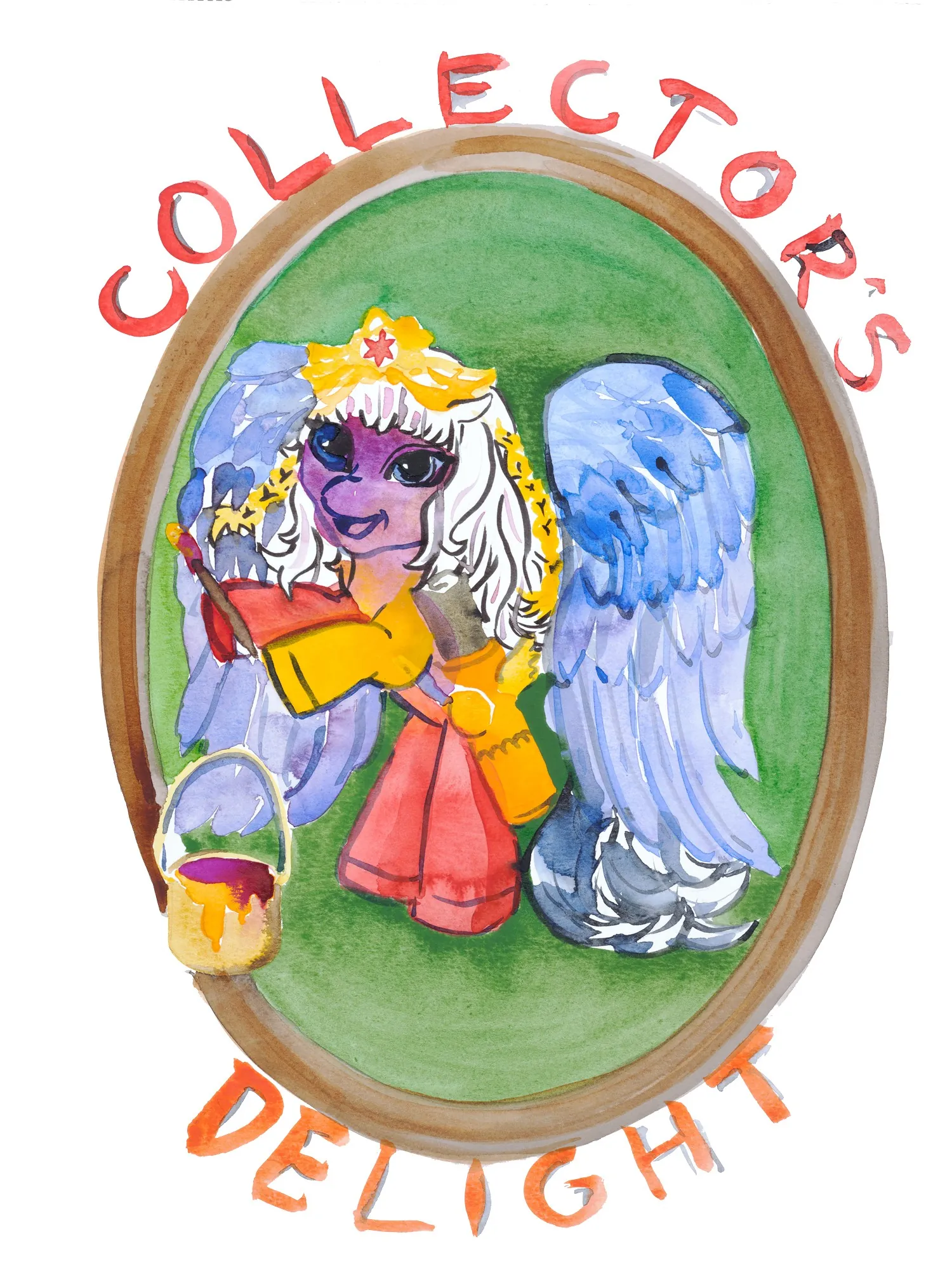 Timo_Menke_Collector’s Delight, Curator’s Fright (Uni©orns)_watercolour_on:paper