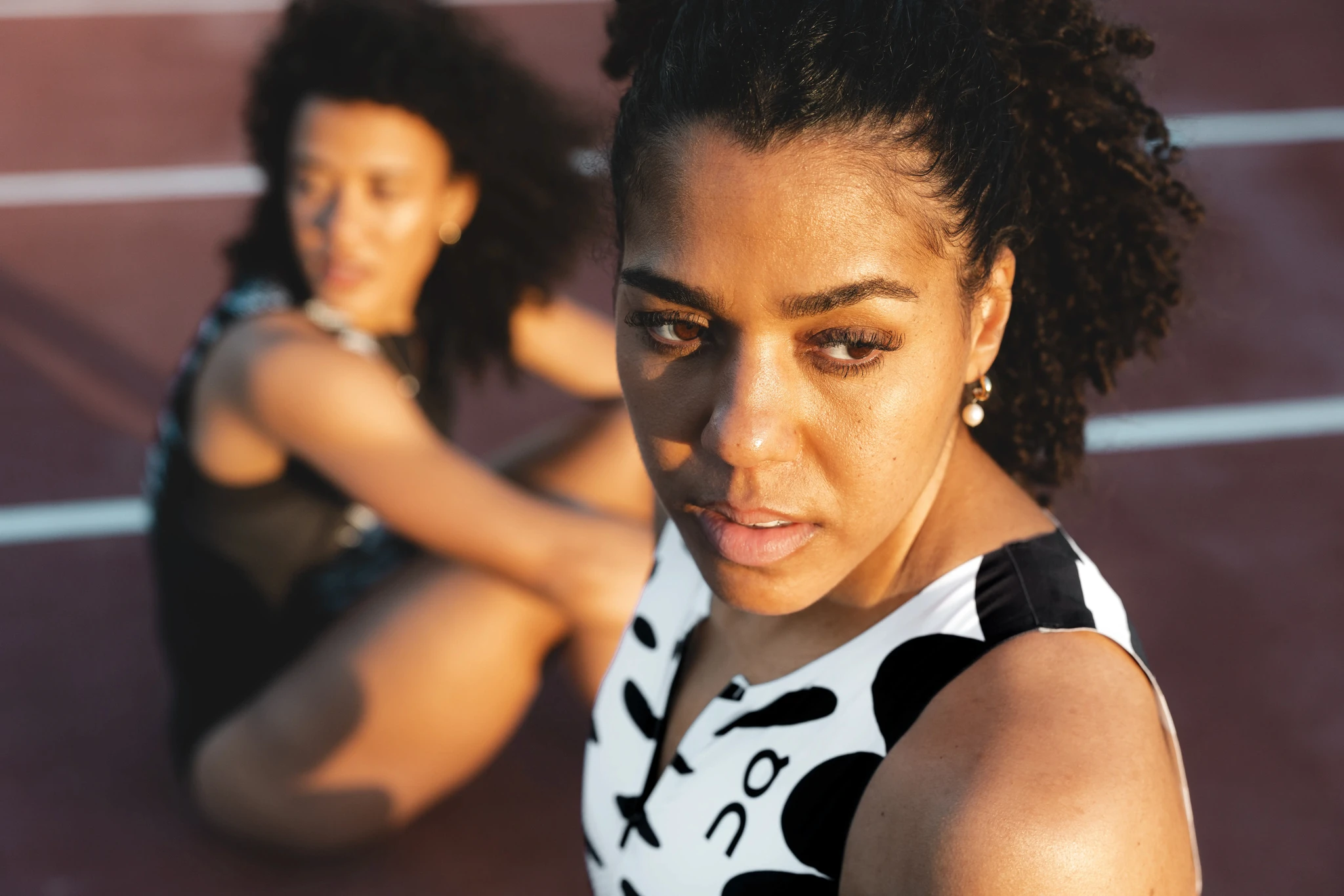 Mujinga Kambundji, Switzerland's fastest woman and professional track and field athlete.