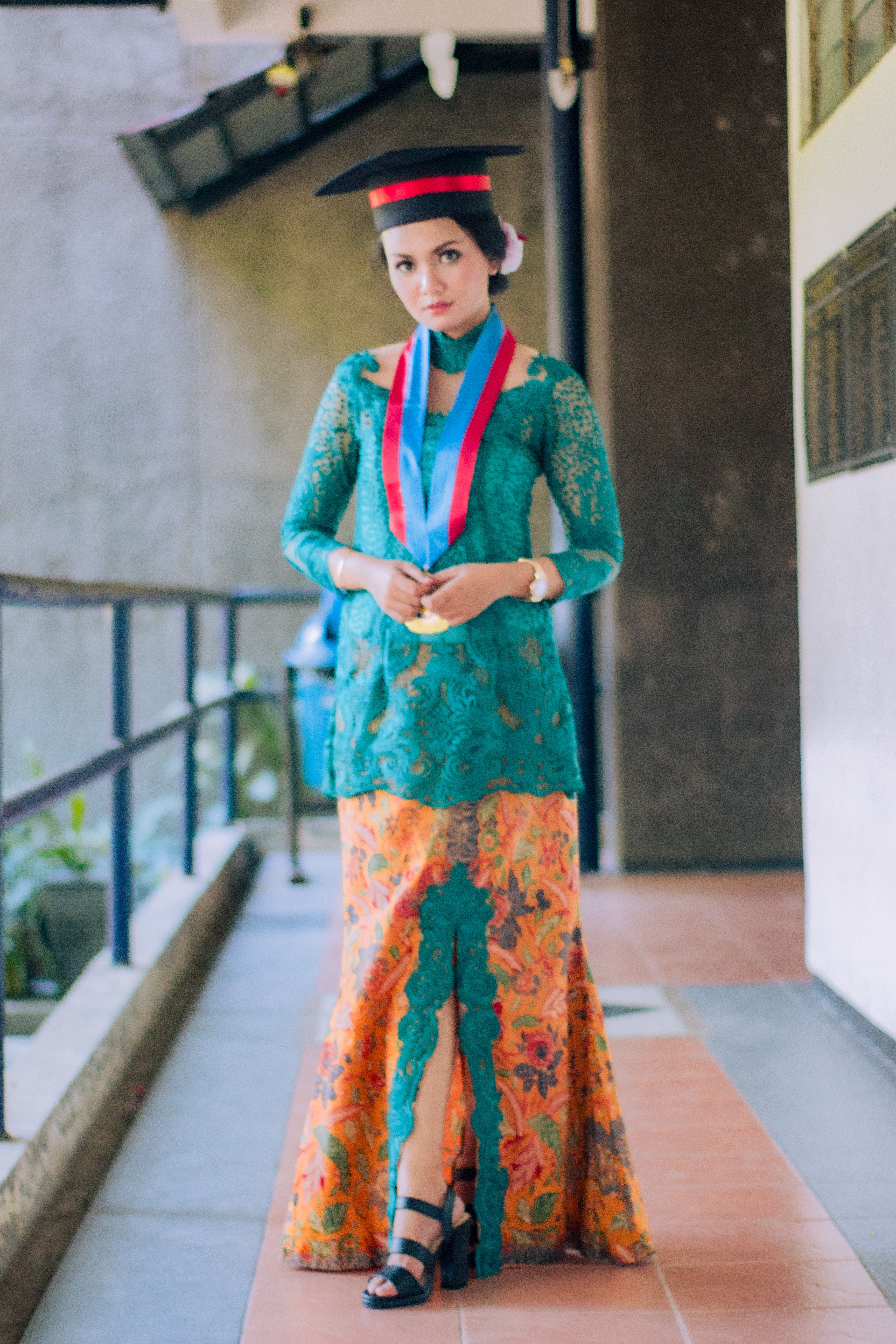 Fidela Graduation Photoshoot at Mechanical Engineering ITS Surabaya