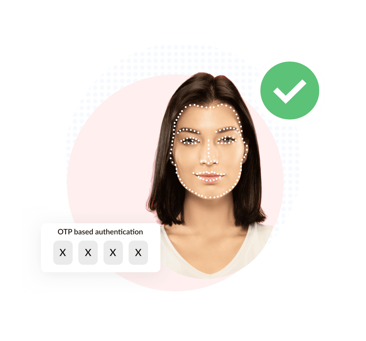 Abstract image of a shield