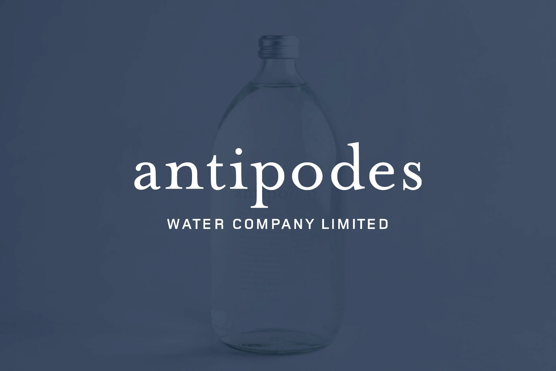 antipodes water card