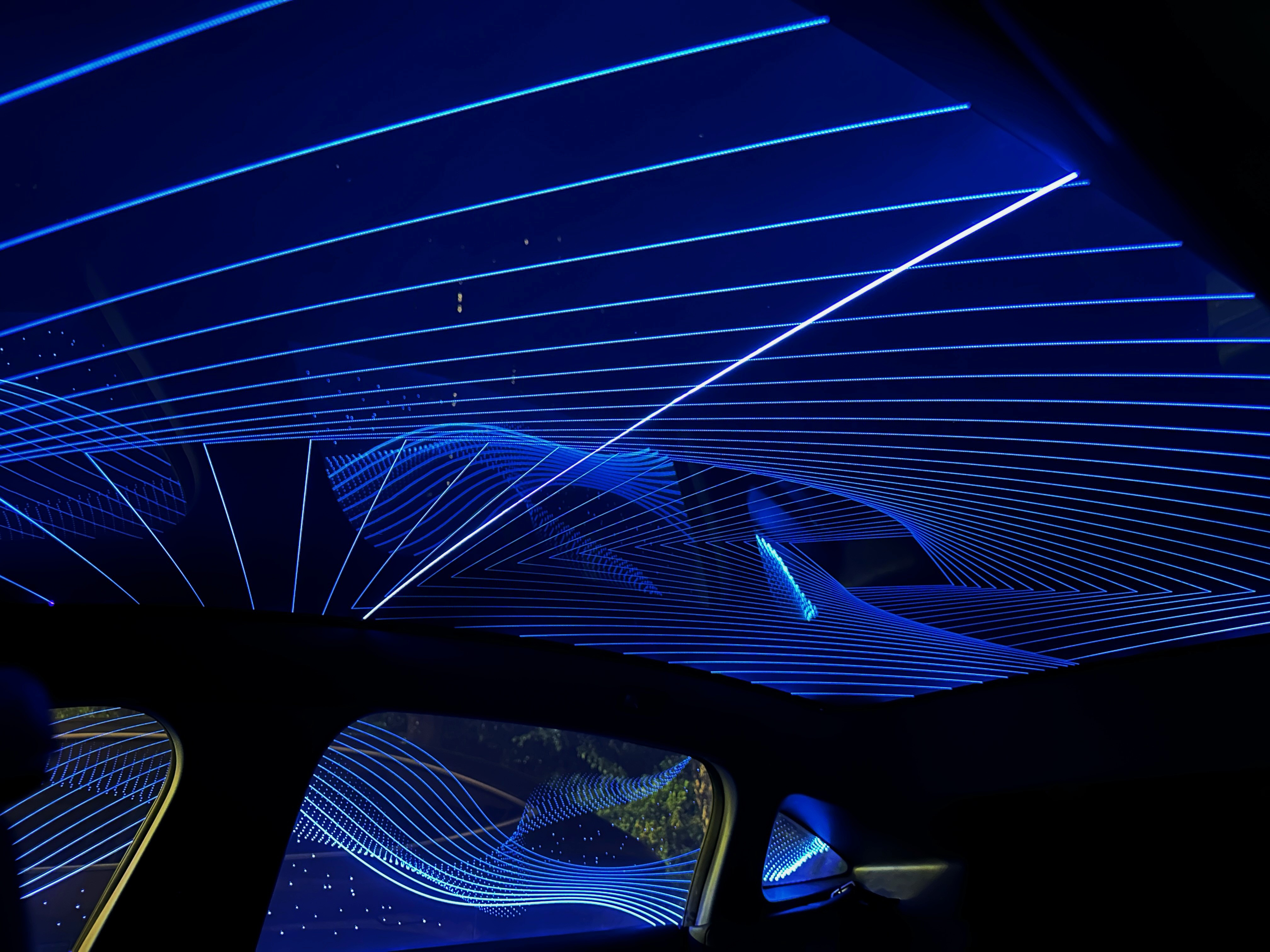 OMTD display tint film carmodded si-fi dreamcore car 1980s