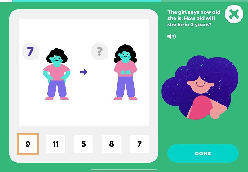 Ages: find how old the girl will be in 6 years