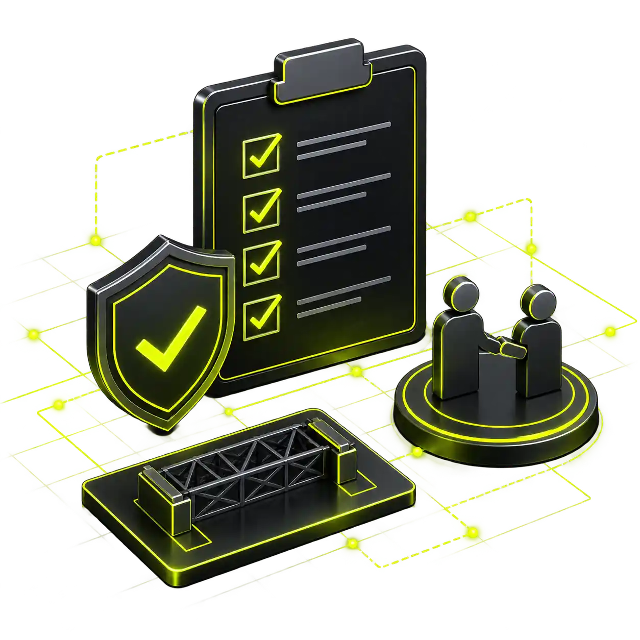Accountable from install to handover - illustration